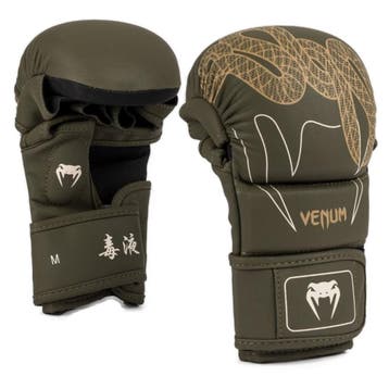 Venum Serpenti Sparring Handschoenen Khaki Brons Ivoor, Sport en Fitness, Rugby, Ophalen of Verzenden, Nieuw