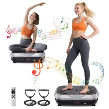 Bluetooth Trilplaat Fitness met Weerstandsbanden en Remote, Verzenden, Nieuw