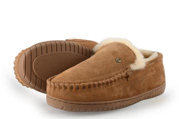 Warmbat Pantoffels in maat 44 Cognac, Overige kleuren, Verzenden, Warmbat, Zo goed als nieuw