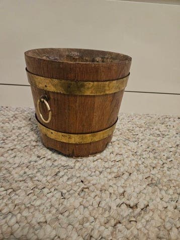 Pot - Hout - handgemaakt eiken vat