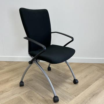 complete set van 4 stuks Haworth comforto X99, Huis en Inrichting, Stoelen, Ophalen of Verzenden, Gebruikt, Stof