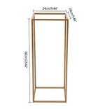 Set van 10 Gouden Geometrische Bloemenstandaards Decoratie, Verzenden, Nieuw