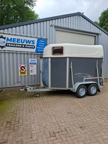 Sluis 2-Paards Paardentrailer 2000KG Trailer Aanhangwagen, Ophalen, Gebruikt, 2-paards trailer