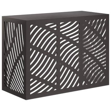 vidaXL Airconditioner hoes Zwart 110 x 50 x 80 cm Staal, Verzenden, Nieuw