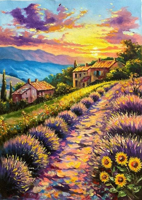 Jarol (XX-XXI) - “Camino a la Provenza”, Antiek en Kunst, Curiosa en Brocante