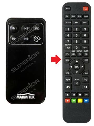 Vervangende Marmitek Connect 350 UHD afstandsbediening, Audio, Tv en Foto, Afstandsbedieningen, Verzenden, Nieuw