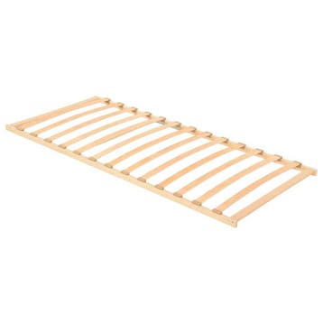 vidaXL Lattenbodem Bruin 90 x 190 cm Massief beukenhout, Huis en Inrichting, Slaapkamer | Bedden, Verzenden, Nieuw, Bruin, Hout