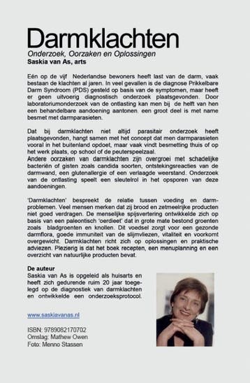 Darmklachten 9789082170702 Saskia van As, Boeken, Verzenden, Zo goed als nieuw, Saskia van As
