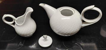 Meissen - Theepot (2) - Porselein - Ideale staat. Top.