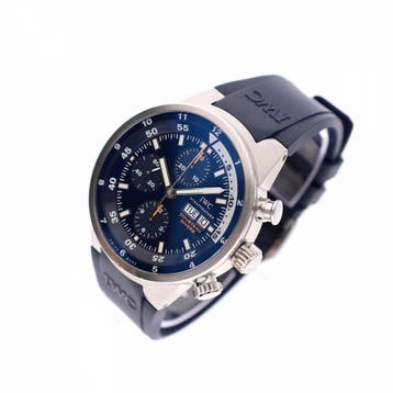 IWC Aquatimer Chronograph Tribute to Calypso Cousteau Di..., Ophalen of Verzenden, Gebruikt, Leer, Overige merken