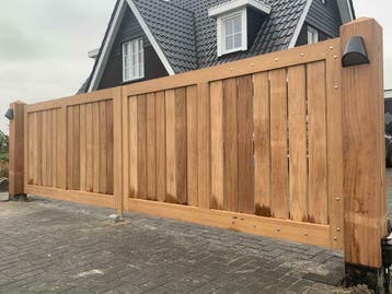 Hardhouten poorten op maat, Tuin en Terras, Nieuw, Hout, Tuinhek