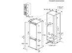 AEG TSC5S183DF - Inbouw koelvriescombinatie - ColdSense, Witgoed en Apparatuur, Koelkasten en IJskasten, Verzenden, Zo goed als nieuw