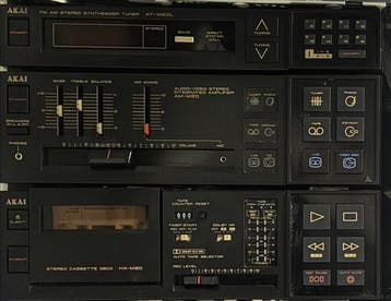 Akai - HX-m20 - AM-m20 - AT-m20 Hifi-set - Diverse modellen, Nieuw