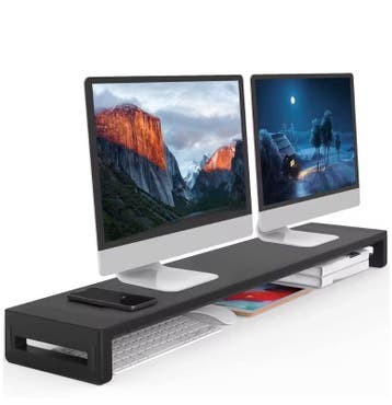 Dual Monitor Standaard – Bureau Riser voor 2 Schermen, Verzenden, Nieuw