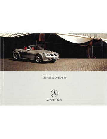 2004 MERCEDES BENZ SLK KLASSE BROCHURE DUITS, Boeken, Nieuw, Author