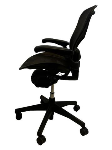 Herman Miller Aeron Maat C – Als Nieuw – Ergonomisch, Verzenden, Zwart, Zo goed als nieuw, Bureaustoel