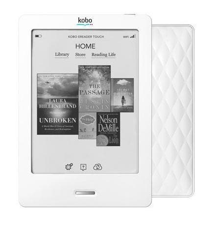 Kobo Touch eReader 6 - Wi-Fi - Wit (In doos), Computers en Software, E-readers, Zo goed als nieuw, Verzenden
