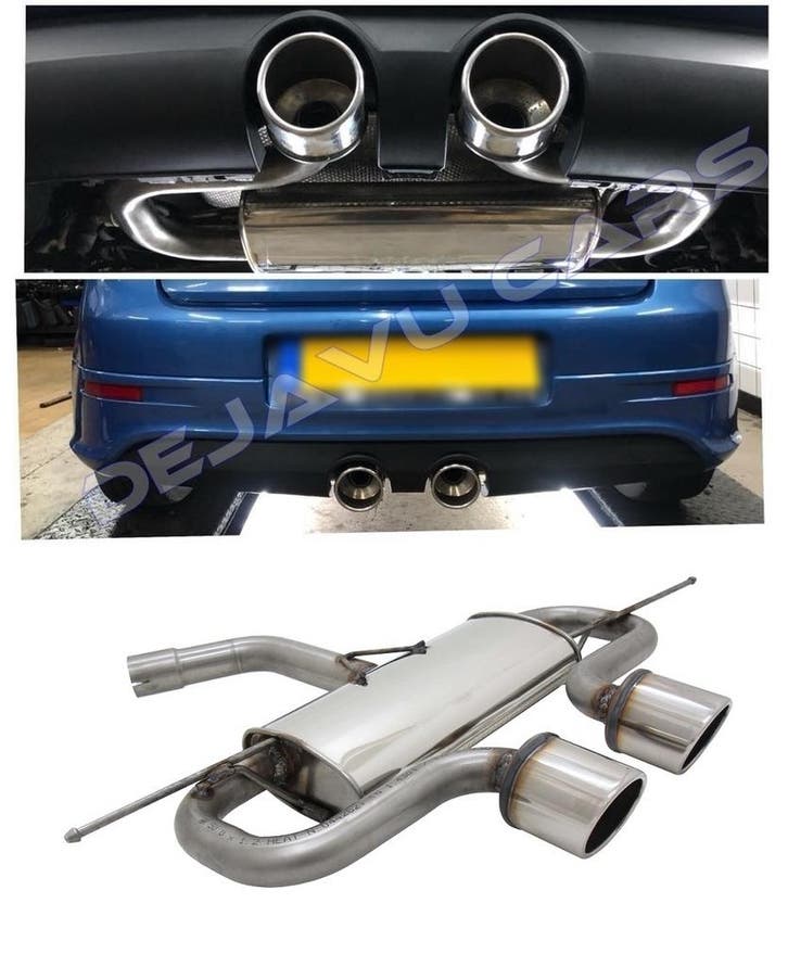 R32 R20 Sport Look Uitlaat Systeem voor Volkswagen Golf 5 &, Auto diversen, Tuning en Styling, Ophalen of Verzenden