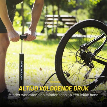 Dunlop Fietspomp - staande pomp voor Presta, Dunlop,, Fietsen en Brommers, Ophalen of Verzenden, Nieuw, Dunlop