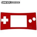 MarioGBA.nl: Game Boy Micro Faceplates - Rood Nieuw - iDEAL!, Spelcomputers en Games, Spelcomputers | Nintendo Game Boy, Ophalen of Verzenden