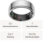 2dekans | Focus® S1 Smart Ring – Zilver Maat 8 – Hartslag,, Sport en Fitness, Ophalen of Verzenden, Zo goed als nieuw