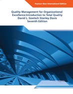 9781292022338 Quality Management For Organizational Excel..., Boeken, Verzenden, Zo goed als nieuw, David Goetsch
