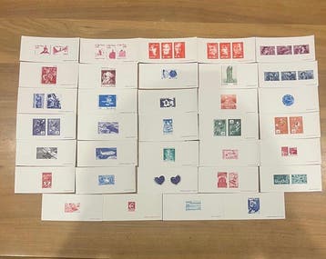 Frankrijk - Luxeproeven bij La Poste, Gestempeld