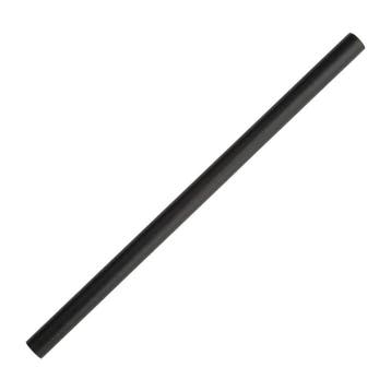 Zwarte papieren smoothie rietjes 21cm | 250 stuks Fiesta, Verzenden, Nieuw in verpakking