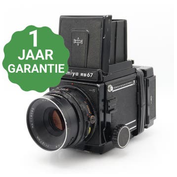 Mamiya RB67 Pro S + Mamiya Sekor C 127mm F/3.8 + 120 film, Audio, Tv en Foto, Fotocamera's Digitaal, Verzenden, Gebruikt, Overige Merken