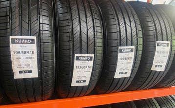 195/55r16 87H Kumho 7mm, Auto-onderdelen, Banden en Velgen, Ophalen, 16 inch, Nieuw, Band(en)