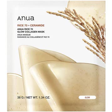 Anua  Rice 70 Glow Collagen Mask, Verzenden, Nieuw