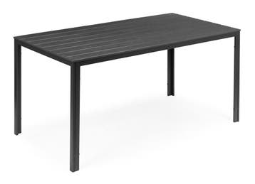 Tuintafel 6-persoons Polywood | Grijs 156x78cm | Nieuw, Ophalen of Verzenden, Nieuw, Rechthoekig, Kunststof