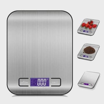 RVS Keukenweegschaal 5kg/1g - Precisie Digitale Voedselweegs, Verzenden, Nieuw