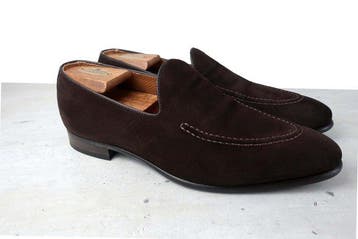 Corneliani - Apron-Toe Loafer - Loafers - Maat: EU 42.5, Nieuw