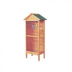 Topmast vogelvoliere hout 78 x 55 x 158 cm, Dieren en Toebehoren, Vogels | Hokken en Kooien, Verzenden, Nieuw, Hout, Vogelkooi
