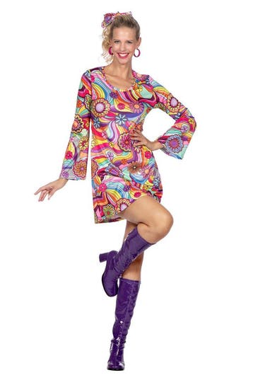 Hippie Jurkje roze bloemen Dames, Kleding | Dames, Ophalen of Verzenden, Nieuw