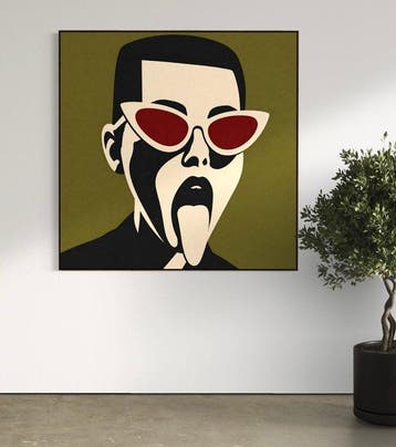 Jonathan Antony - Strike a Pose # 7. XL 1025 x 1025 mm.