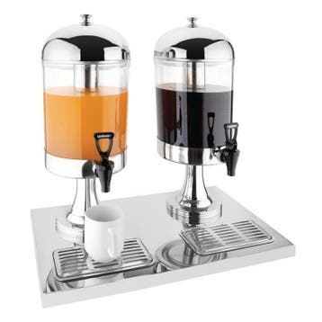Drankendispenser | RVS | 2x 6.5L | Passief Koelbaar |, Verzenden, Nieuw in verpakking