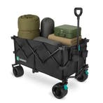 Bolderkar XL – opvouwbaar - 80kg – 200l | Zwart, Verzenden, Nieuw