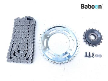 Ketting Set Yamaha XJR 1300 2007-2016 (XJR1300 5WM), Verzenden, Gebruikt