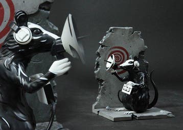 Mighty Jaxx - Banksy Radar Rat by Brandalised Mighty Jaxx