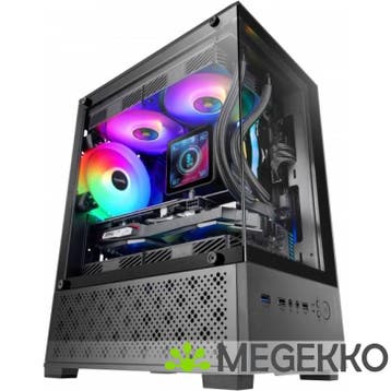 Mars Gaming MC-SE2 Mini Tower Zwart, Verzenden, Nieuw