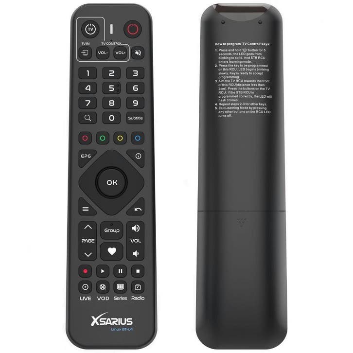 Xsarius extra afstandsbediening Bluetooth Linux L4 voor Sni, Audio, Tv en Foto, Afstandsbedieningen, Nieuw, Ophalen of Verzenden