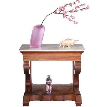 Hollandse wandtafel of trumeau met 2 zij-lade  ca 1840  No6, Antiek en Kunst, Ophalen of Verzenden