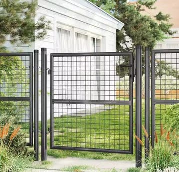 Afsluitbare Stalen Tuinpoort met Slot – 150 cm, Verzenden, Nieuw