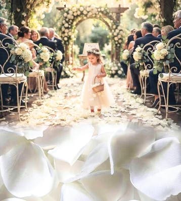 Ringkussen Just Married rose goud, Ophalen of Verzenden, Nieuw, Feestartikel, Geboorte of Huwelijk