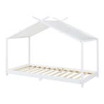 Kinderbed Brome huisbed 90x200 cm wit [en.casa], Kinderen en Baby's, Kinderkamer | Bedden, Verzenden, Nieuw
