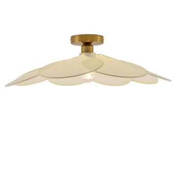 Japandi plafondlamp crème, Nena, Ophalen of Verzenden, Nieuw
