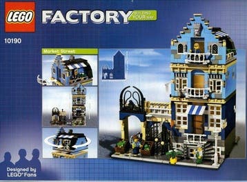Lego - Creator Expert - 10190 - lego 10190 market street, Nieuw