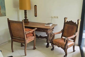 Spaans - Bureauset (4) - Spaans - Hout, Leder